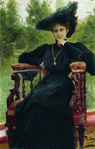 Ilya Yefimovich Repin Andreyeva by Repin